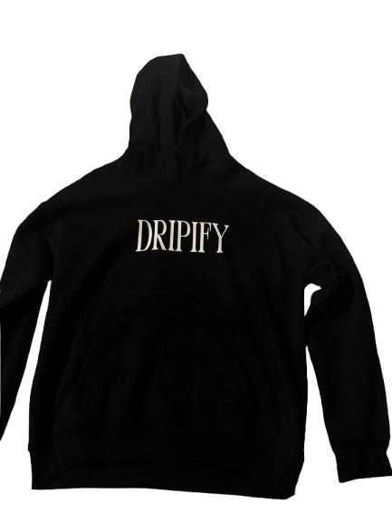 Black dripify hoodie